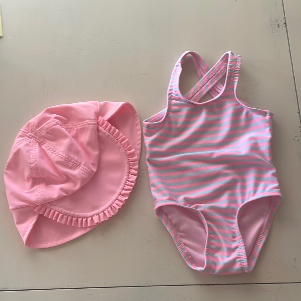 Cat & Jack Bathing Suit w/ Hat